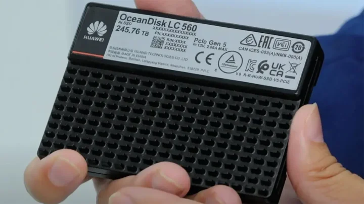 Huawei avslöjar OceanDisk LC 560 – SSD med rekordstor lagring för framtidens AI och datacenter