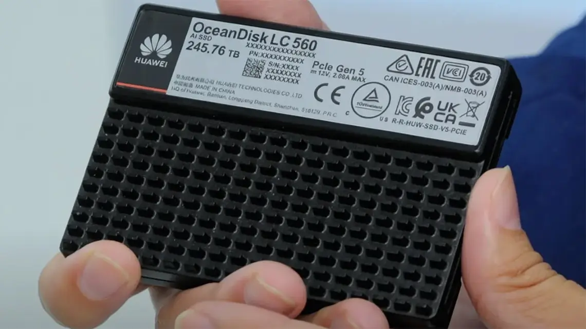 Huawei avslöjar OceanDisk LC 560 – SSD med rekordstor lagring för framtidens AI och datacenter