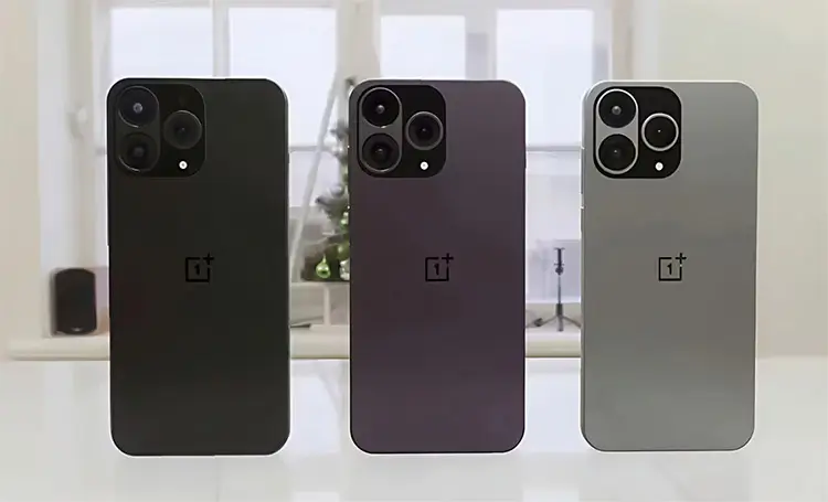 OnePlus 15 avslöjas i läckt bild – ny design och tre färgval