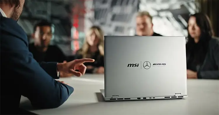 MSI och Mercedes-AMG lanserar lyxlaptop med AI i fokus