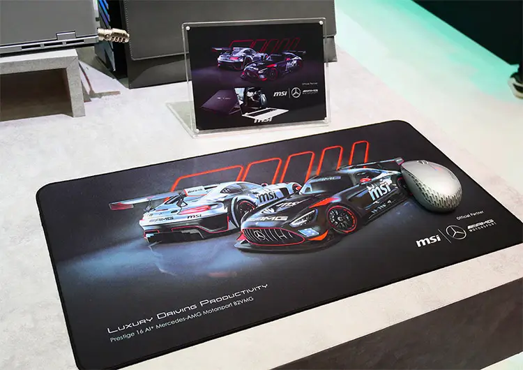 MSI och Mercedes-AMG lanserar lyxlaptop med AI i fokus