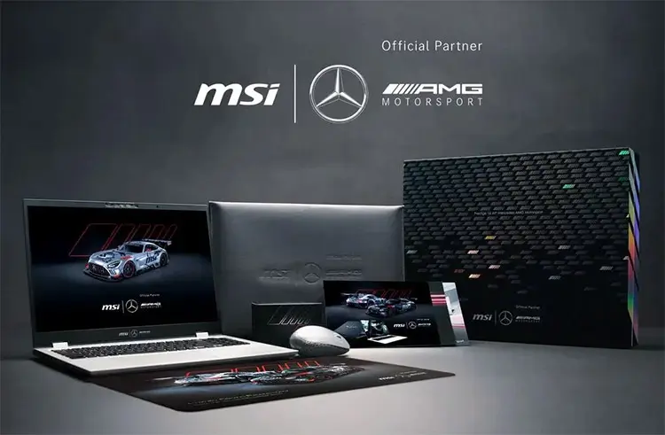 MSI och Mercedes-AMG lanserar lyxlaptop med AI i fokus