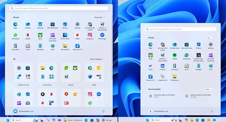 Så förändras Start-menyn i Windows 11