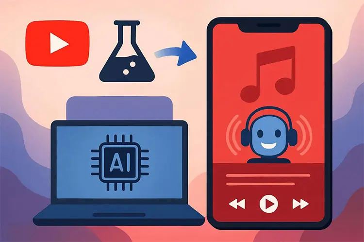 YouTube Labs testar AI-funktioner för musik och video