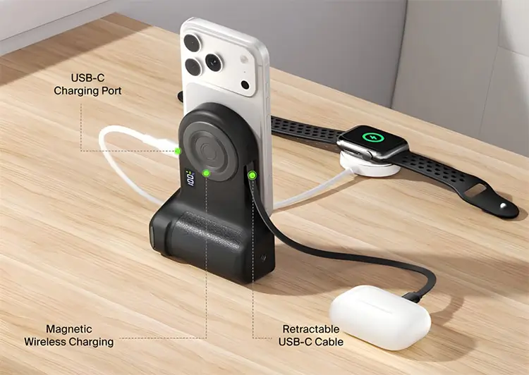 Belkin Stage PowerGrip: En smart powerbank med kameragrepp för Iphone
