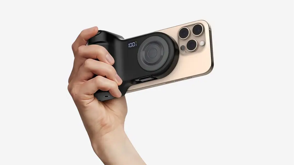 Belkin Stage PowerGrip: En smart powerbank med kameragrepp för Iphone