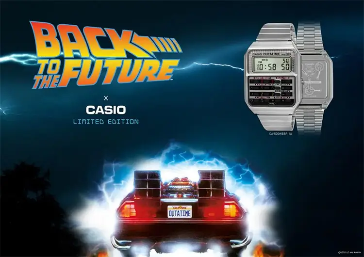 Casio firar 40 år av "Tillbaka till Framtiden" – återlanserar kultklocka i retrofuturistisk tappning