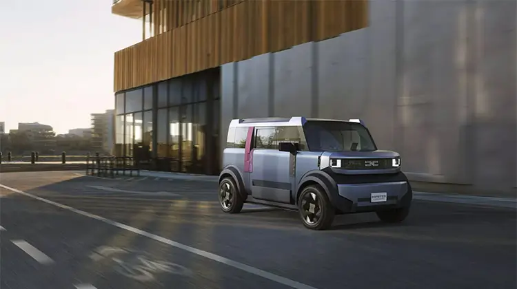 Dacia presenterar Hipster Concept – en minimal elbil för vardagslivet