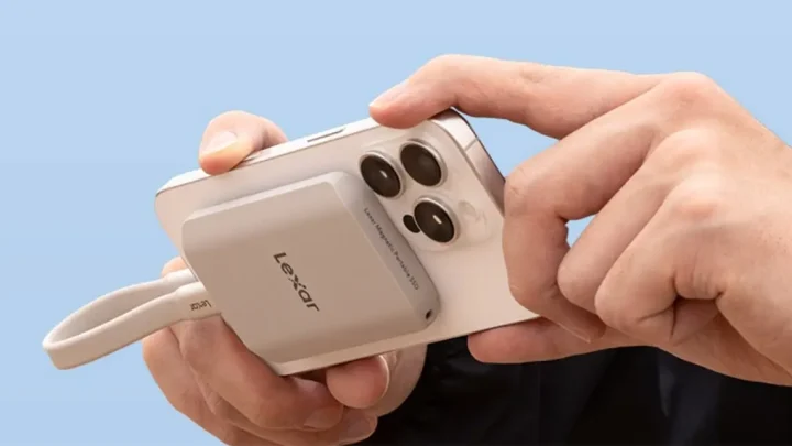 Lexar ES5: Tålig SSD med magnetfäste för mobilen