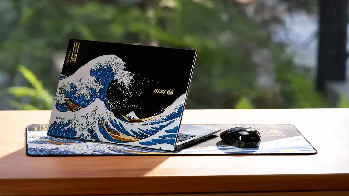 MSI hyllar japansk konst med exklusiv Prestige 13 AI+ i unik design