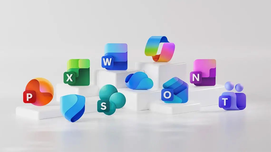Microsoft lanserar nya färgglada ikoner för Office