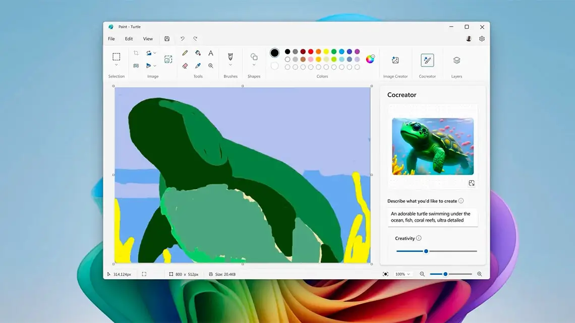 Paint får AI-lyft – nu kan dina bilder både animeras och redigeras med text
