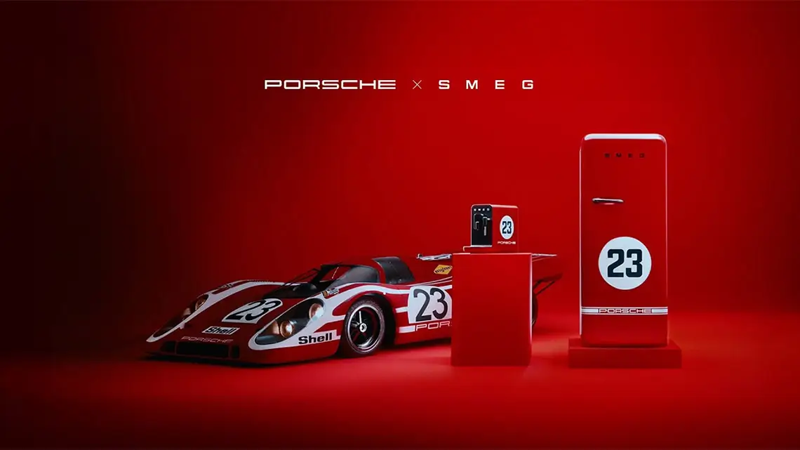 Smeg och Porsche förenas i exklusiv retrokollektion för köket